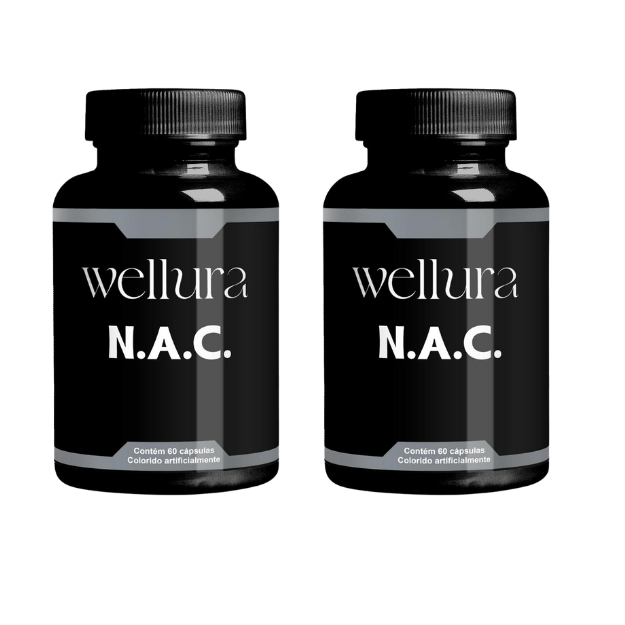 2 Frascos de NAC Wellura 600mg