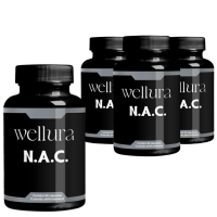4 Frascos de NAC Wellura 600mg